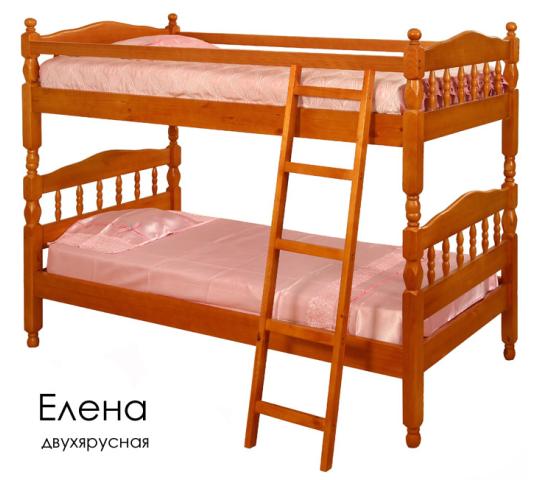 Фото 2 Двухъярусные кровати из массива сосны, г.Людиново 2016